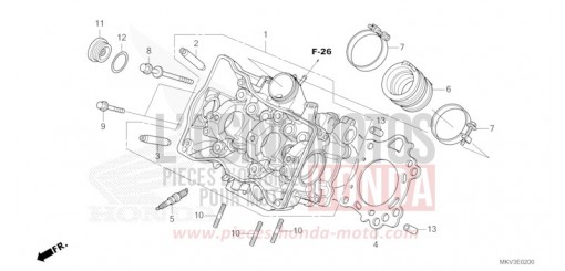 CYLINDER HEAD NSS750R de 2024